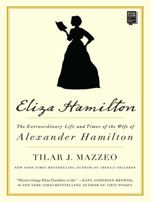 Title details for Eliza Hamilton by Tilar J. Mazzeo - Available